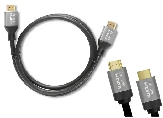 Fusion 2.1v HDMI -> HDMI kabelis 8K | 1m | melns