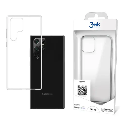 3mk Clear telefoni ümbris Samsung Galaxy S22 Ultra (S908) läbipaistev