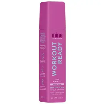 Minetan Workout Ready Self Tan Foam - Samoopalovací pěna pro aktivní životní styl 200ml