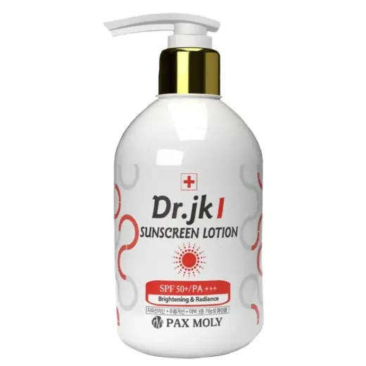 PaxMoly, Dr. JK1, Natural Ingredients, Hydrating & Soothing, Sunscreen Lotion, SPF 50+, 200 ml