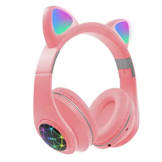 Goodbuy M2 bezvadu austiņas bērniem | Bluetooth 5.0 | rozā