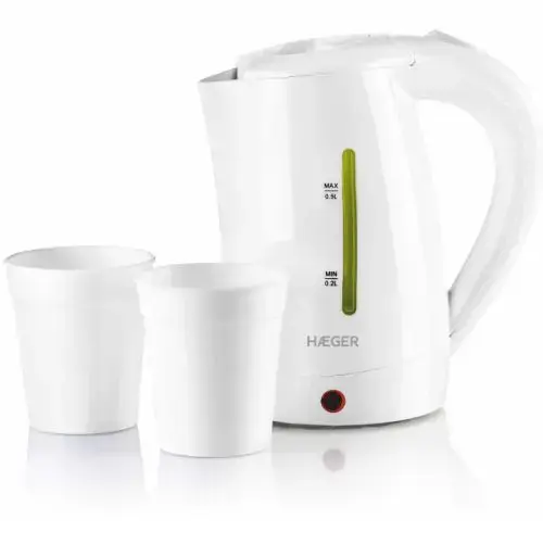 Haeger EK-10W.015A Travel Electric kettle 0.5L 1100W