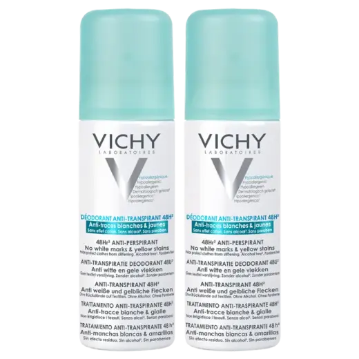 Vichy 48 Hours Anti-Transpirant/Spots Set Contains Two Deodorants
