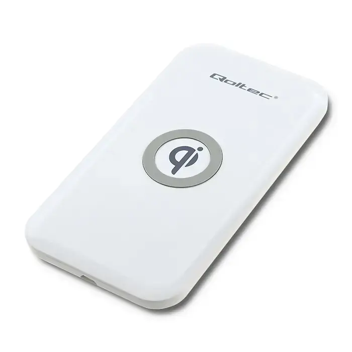 Qoltec 1-in-1 juhtmevaba laadija | Qi | 10W | valge