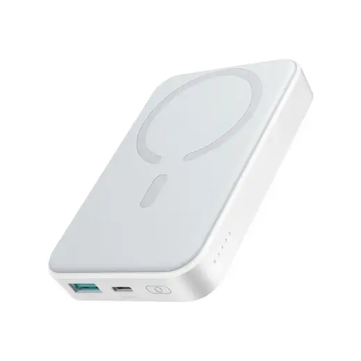 Joyroom JR-W020 ārējais akumulators (powerbank) | 10 000 mAh | 20W | USB-C, MagSafe | balts