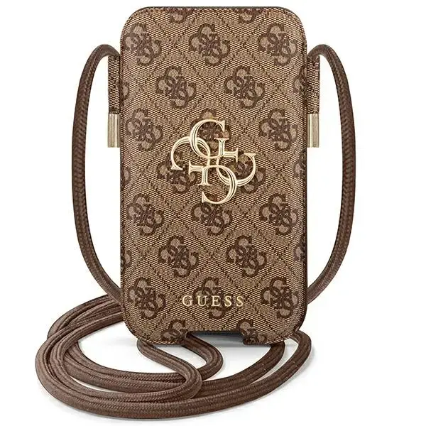 Guess Torebka GUPHL4GMGBR 6,7" brown hardcase 4G Big Metal Logo