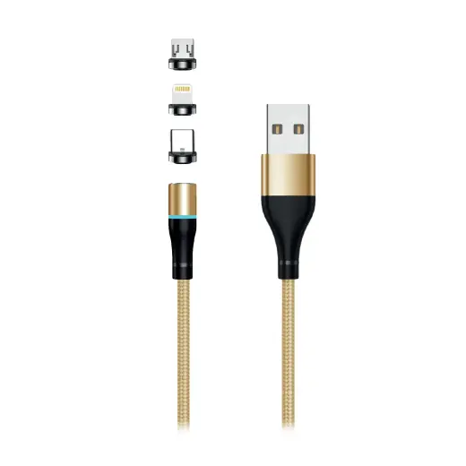 Setty провод для передачи данных и зарядки | USB-A | 10W | 2m | золотой