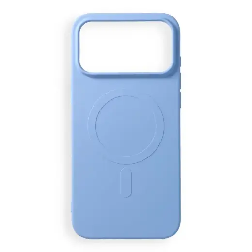 Silicone Mag Cover чехол с поддержкой MagSafe для телефона iPhone 17 Pro Max | iPhone 18 Pro Max синий