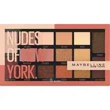 Maybelline Nudes of New York - Palette of 16 eye shadows 18.0g