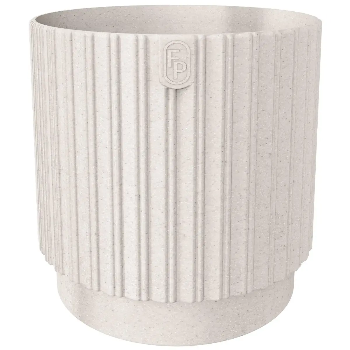 Puķu pods Mika Cyli 14cm, Eco Wood balts