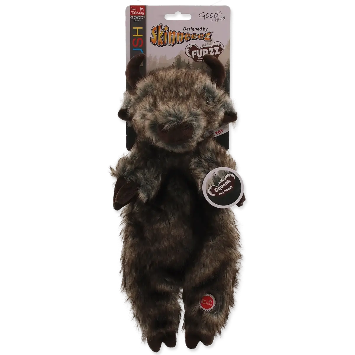 Placek Dog Fantasy Skinneeez plush buffalo 34 cm