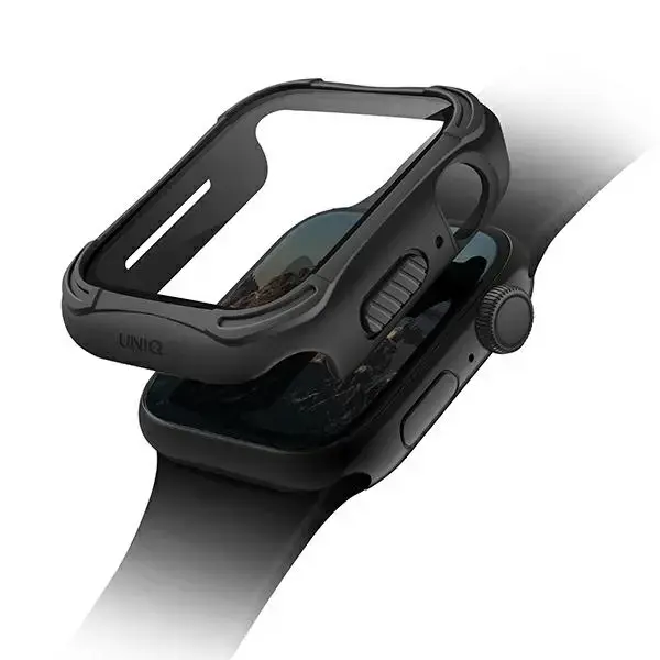 UNIQ Torres чехол для умных часов Apple Watch Series 4/5/6/SE (40 mm) | со встроенным стеклом | чёрный