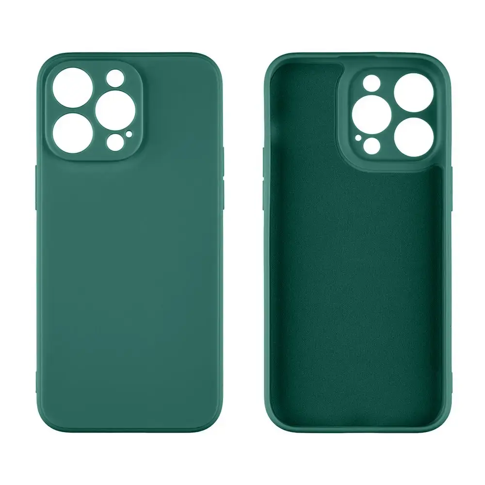 OBAL:ME Matte TPU telefoni ümbris iPhone 15 Pro Max roheline