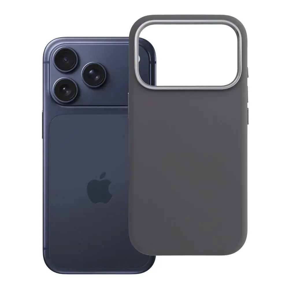 Forcell F-Protect Frame Premium maciņš ar MagSafe atbalstu telefonam iPhone 18 Pro | iPhone 17 Pro pelēks