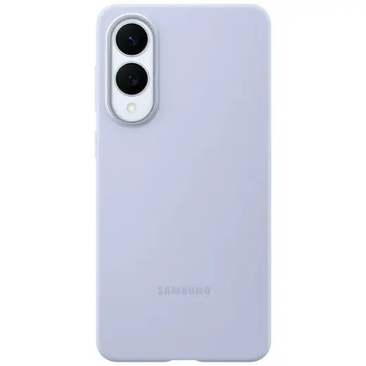 Samsung silikona telefona maciņš priekš Samsung Galaxy S25 Edge gaiši zils
