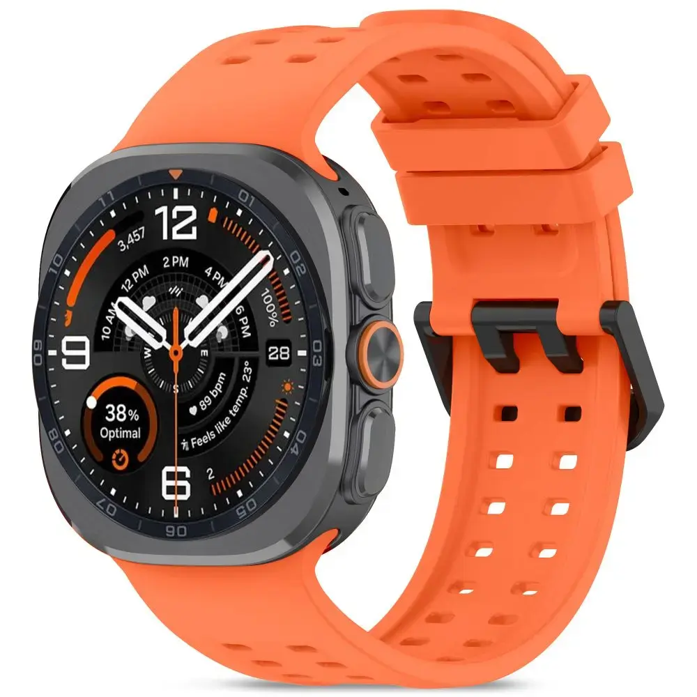 Tech-Protect Silicone Air smartwatch case for Samsung Galaxy Watch Ultra 1/2 (47 mm) | orange