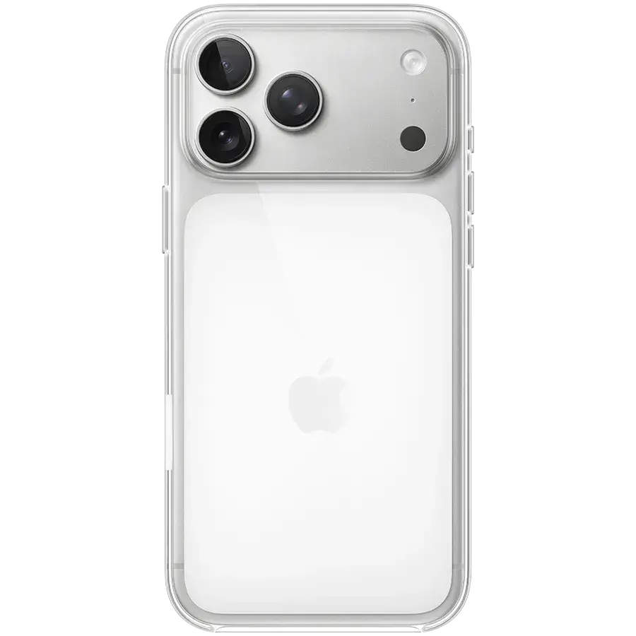 Apple MGFW4ZM/A Clear telefono dėklas su MagSafe palaikymu iPhone 17 Pro Max skaidrus