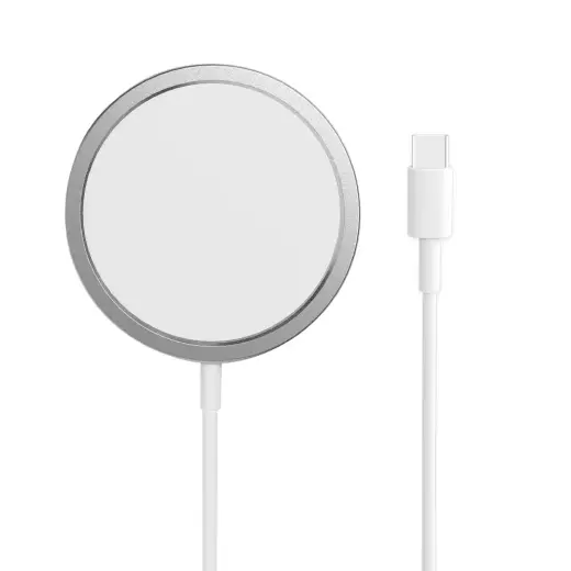 BWOO WL-12 bezvadu lādētājs | Qi | Saderīgs ar MagSafe | 15W | melns