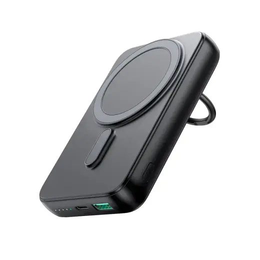 Joyroom JR-W050 ārējais akumulators (powerbank) | 10 000 mAh | 20W | USB-C, MagSafe, Wireless | melns
