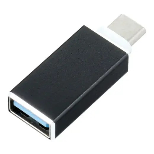 OTG adapteris | USB-A į USB-C | juodas