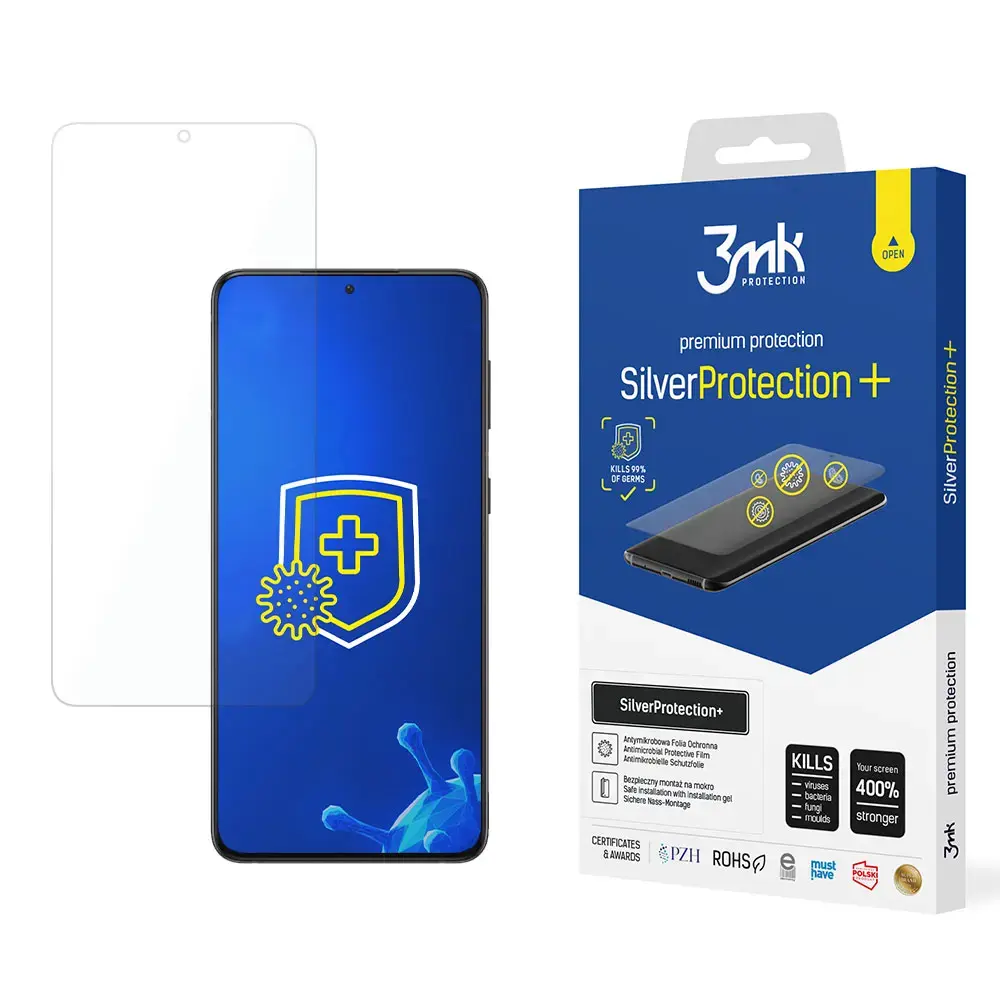3mk SilverProtection+ aizsargplēve telefona ekrānam Samsung Galaxy S21 Ultra (G998)