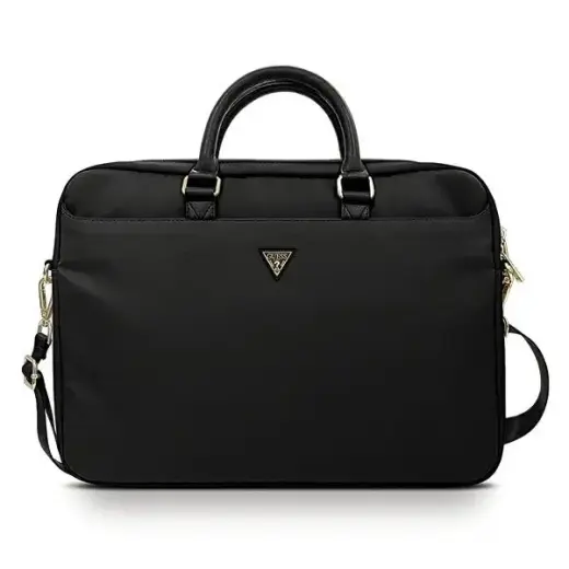 Guess bag for laptop GUCB15NTMLBK 16" black Nylon Triangle Logo