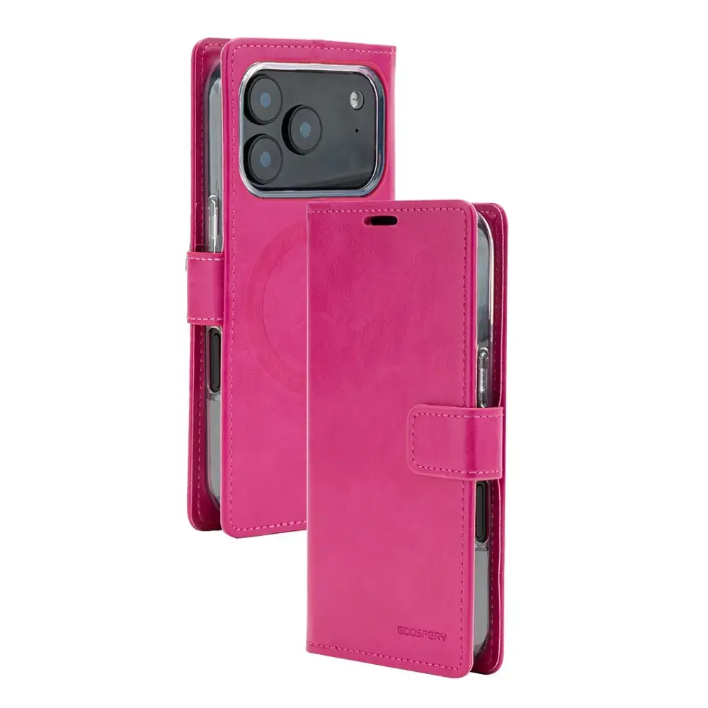 Mercury BlueMoon Diary чехол с поддержкой MagSafe для телефона iPhone 17 Pro | iPhone 18 Pro розовый