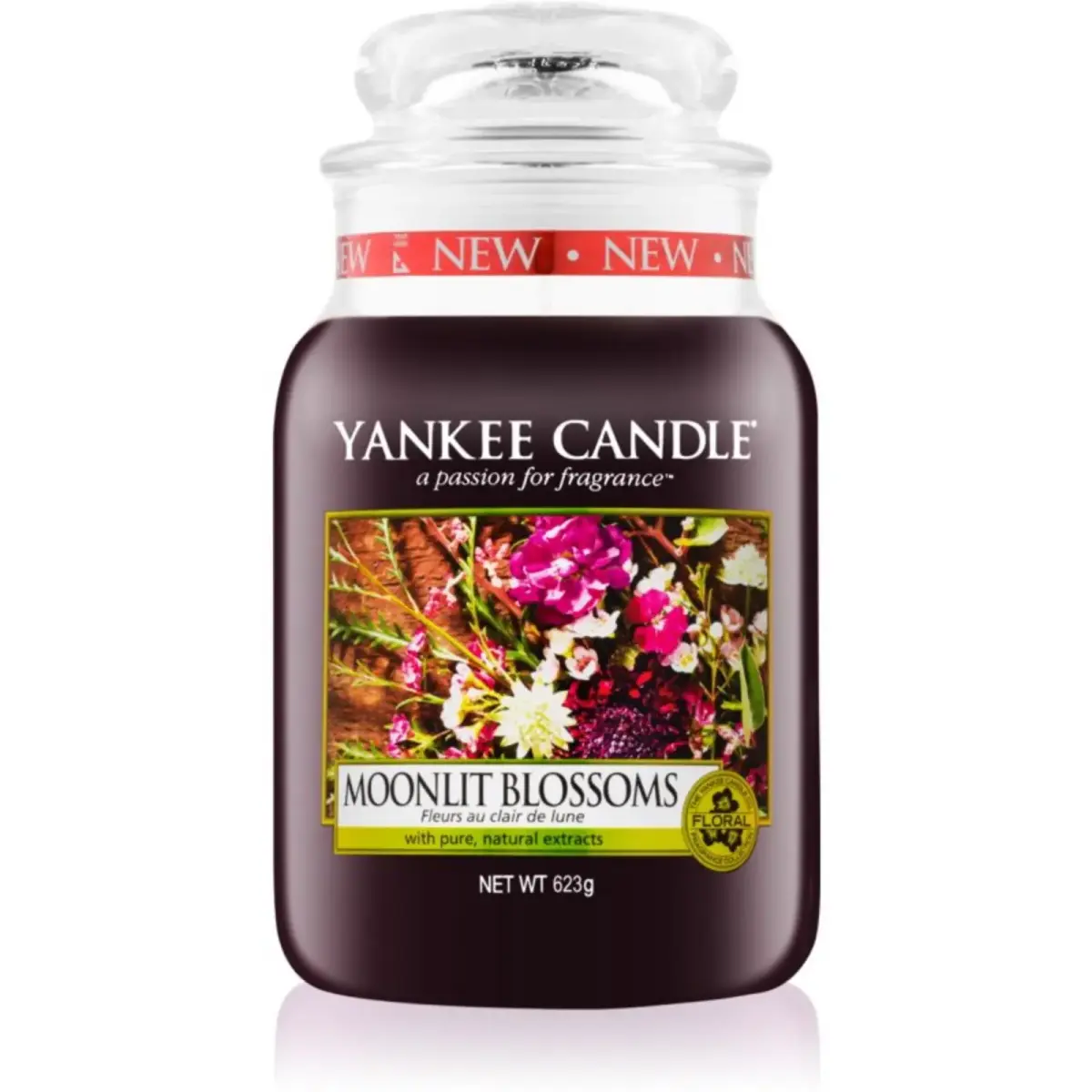 Yankee Candle, Moonlit Blossoms, Scented Candle, 623 g