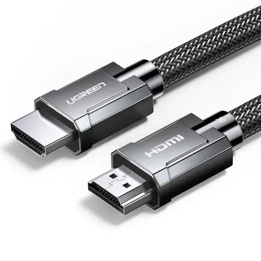 Ugreen HDMI 2.1 cable 8K 60 Hz | 4K 120 Hz 3D 48 Gbps HDR VRR QMS ALLM eARC QFT 2 m gray (HD135 70321)