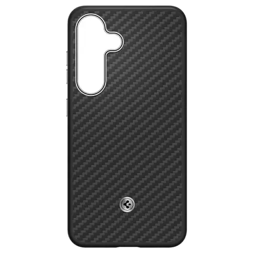 Etui Samsung Spigen Enzo Aramid Magnet    do Galaxy S25 czarno-srebrny