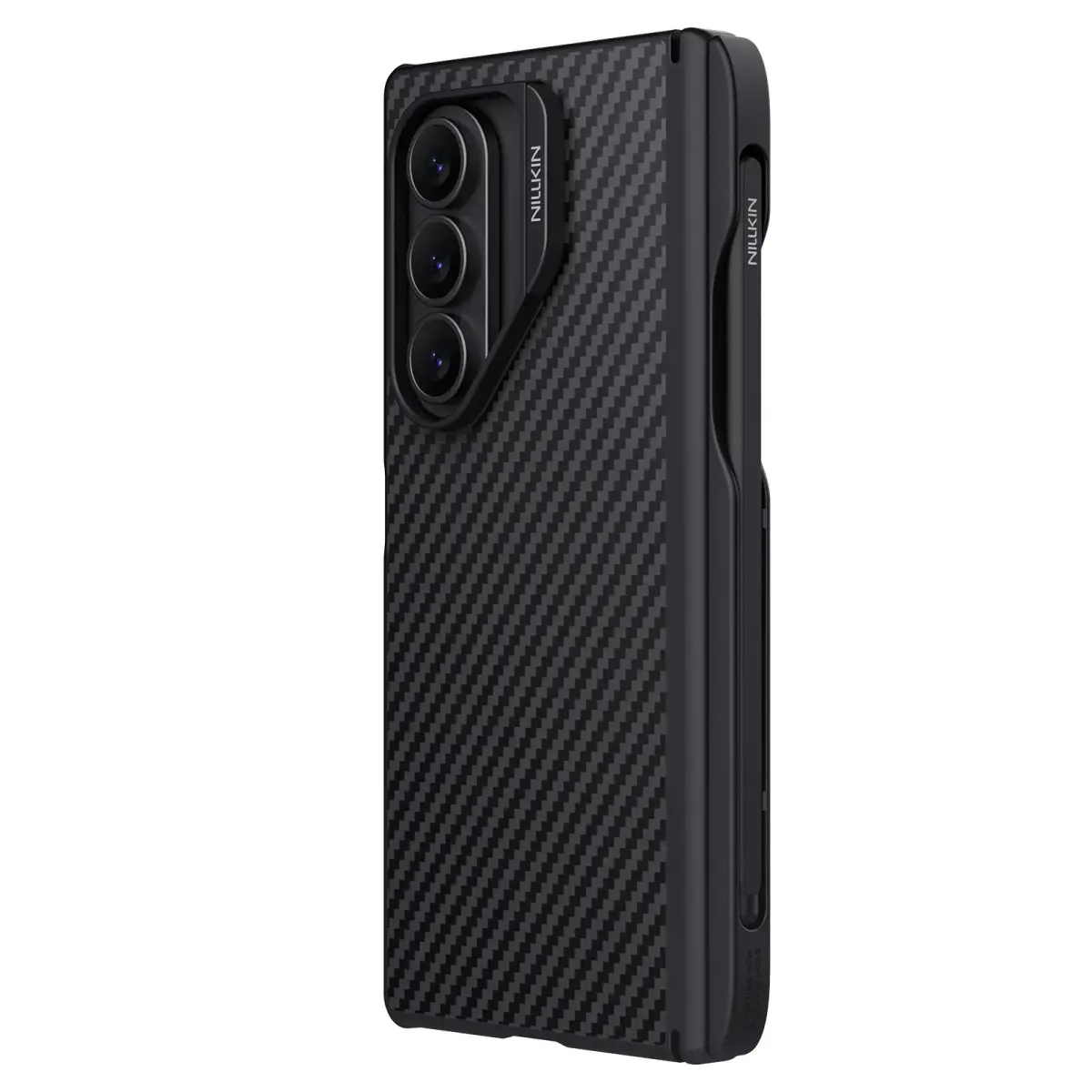 Nillkin Synthetic Fiber PRO Magnetic Pen Slot Zadní Kryt pro Samsung Galaxy Z Fold 7 Black