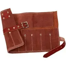 Dark Stag Barber Tool Roll Leather