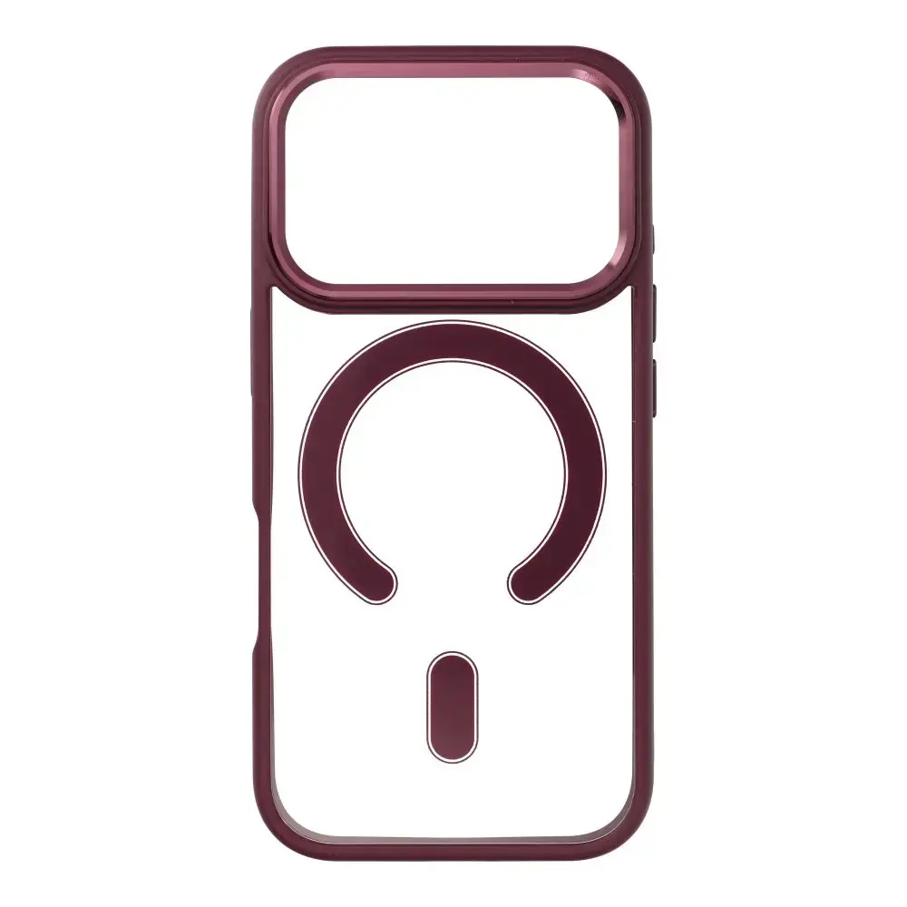 Color Edge Mag phone case with MagSafe support for iPhone 18 Pro | iPhone 17 Pro red
