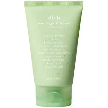 Abib Pore Clay Pack Cleanser Heartleaf Charcoal Foam - Čisticí pěna 120ml