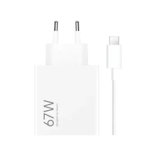 Xiaomi HyperCharge Combo tīkla lādētājs | 67W | USB-A, USB-C | ar USB-A uz USB-C vadu komplektā