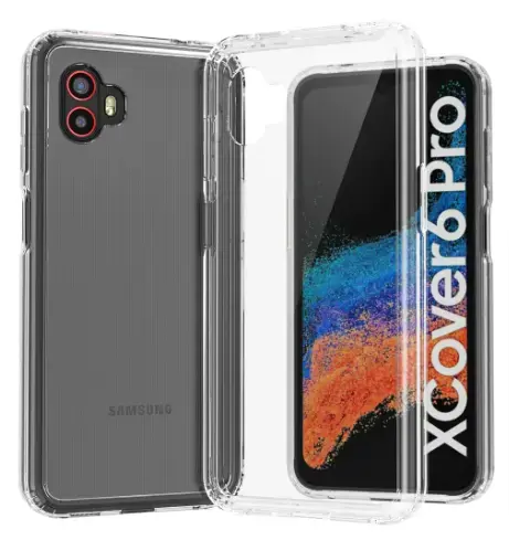 Fusion Ultra Back Case 2 mm protect silicone case for Samsung G556 Galaxy Xcover 7 transparent