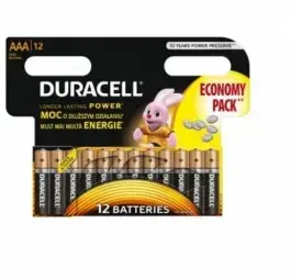 Duracell MN 2400 Basic AAA (LR03) Блистерная упаковка 12шт.