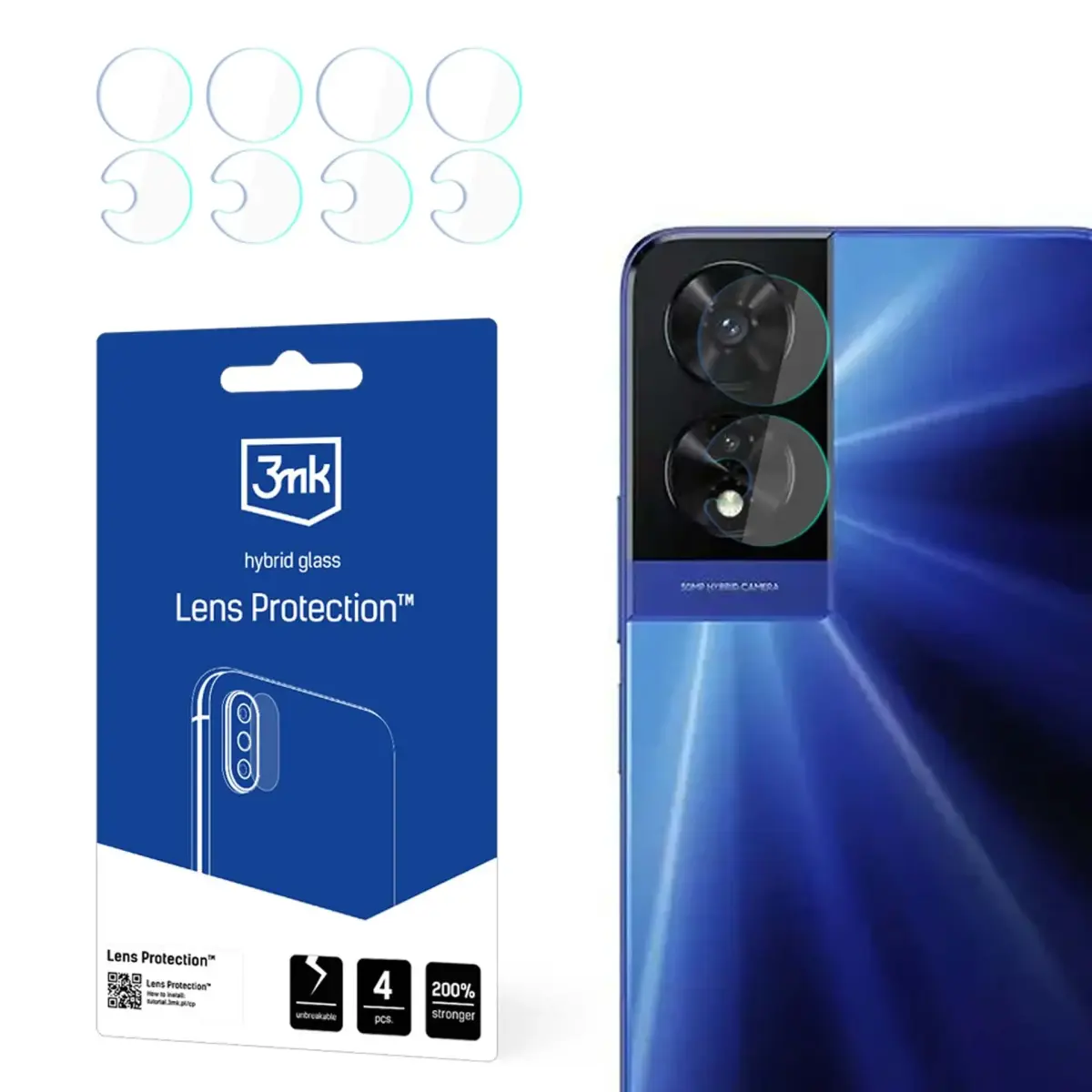 3mk Lens Protection camera lens protector for TCL 505