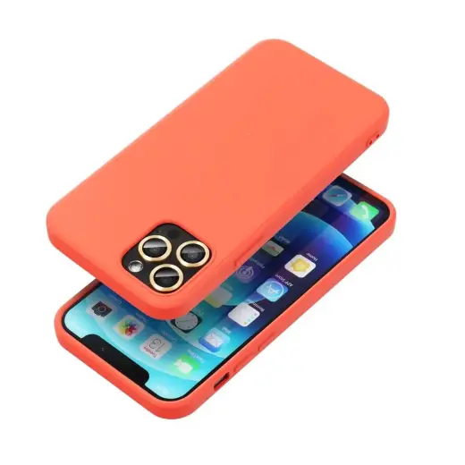Silicone telefono dėklas Samsung Galaxy A07 4G (A075) oranžinis
