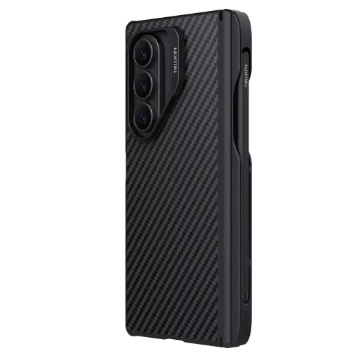 Nillkin Synthetic Fiber PRO Magnetic Pen Slot Zadní Kryt pro Samsung Galaxy Z Fold 7 Black