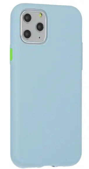 Fusion Solid Silicone phone case for iPhone 12 Mini blue