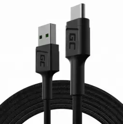 Green Cell провод для передачи данных и зарядки | USB-A на USB-C | 2m