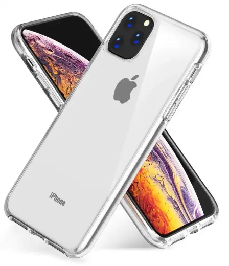 Fusion Ultra 2 mm Silicone telefono dėklas iPhone 11 Pro skaidrus