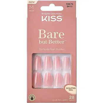 Kiss My Face Bare-But-Better Nails Bare Nude - Umělé nehty ( 28 ks )