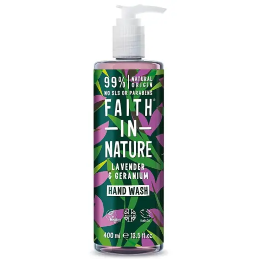Faith In Nature, Lavender & Geranium, Cleansing & Nourishing, Hand Gel, 400 ml