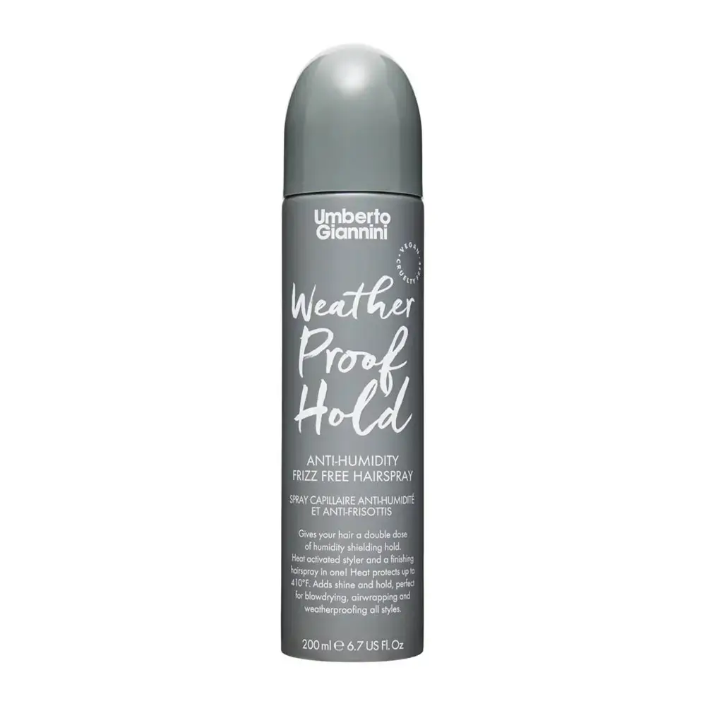 Umberto Giannini, Weather Proof Hold, Hair Spray, Frizz Control & Hold, Strong, 200 ml