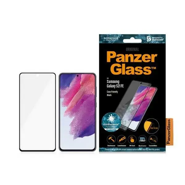 PanzerGlass Ultra-Wide Fit Fingerprint grūdintas stiklas telefonui Samsung Galaxy S21 FE