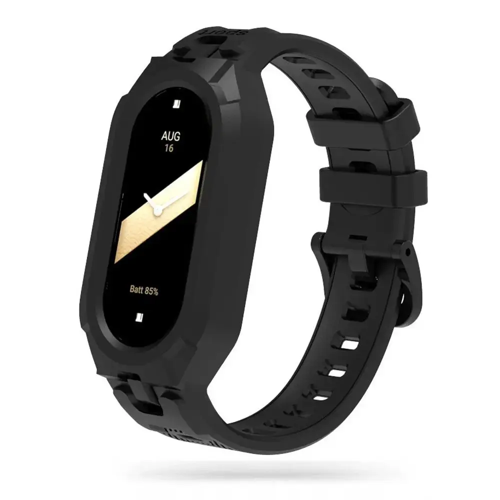 Tech-Protect Armor smartwatch strap for Xiaomi Smart Band 8/8 NFC | Plastic | black