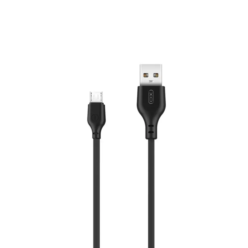 XO NB103 duomenų perdavimo ir įkrovimo laidas | USB-A į Micro USB | 10.5W | 2m | juodas