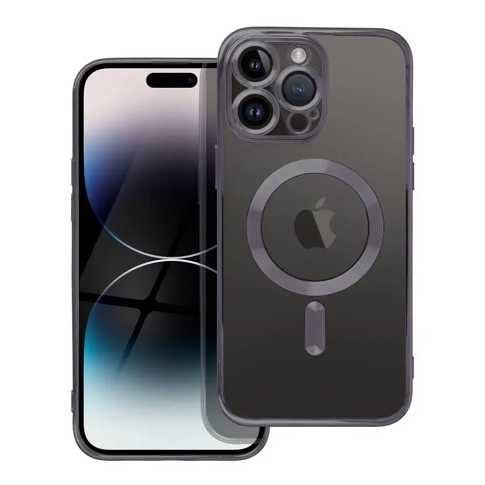 Electro Mag telefono dėklas su MagSafe palaikymu iPhone 17 Pro | iPhone 18 Pro juodas